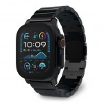 DECODED Titanium Traction BAND Μπρασελέ Μεταλλικό για Apple Watch SERIES - 42/44/45/46/49mm ULTRA 1/2 - ΜΑΥΡΟ Titanium - DE-D25AWS49TTS1TMBK