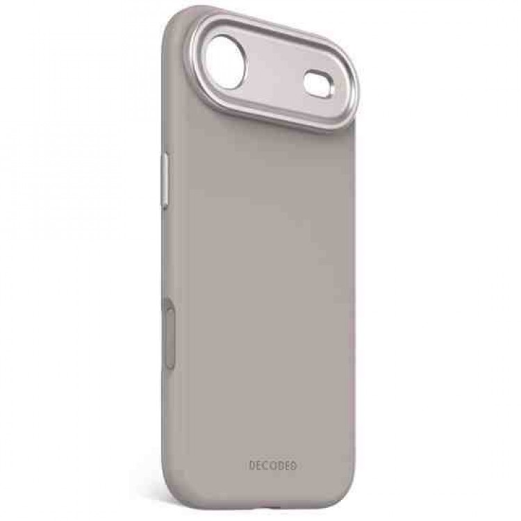 Θήκη Decoded Γνήσια MagSafe Antimicrobial ΣΙΛΙΚΟΝΗΣ για Apple iPhone 17 AIR 6.6 5G 2025 - Soft Taupe ΓΚΡΙ - DE-D25IPO17ABCS9SE