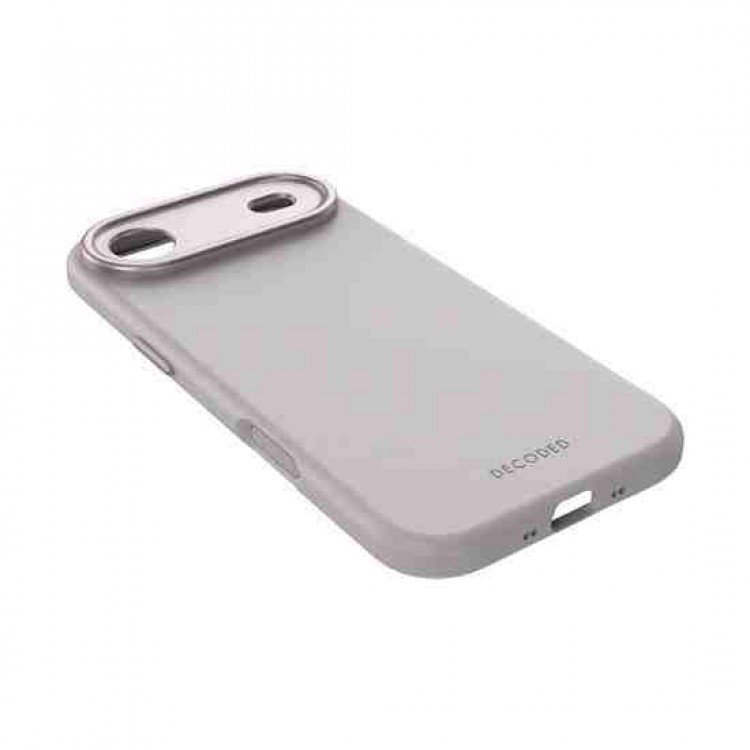 Θήκη Decoded Γνήσια MagSafe Antimicrobial ΣΙΛΙΚΟΝΗΣ για Apple iPhone 17 AIR 6.6 5G 2025 - Soft Taupe ΓΚΡΙ - DE-D25IPO17ABCS9SE
