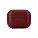 Θήκη Decoded Δερμάτινη AirCase για Apple AirPods PRO 3 - Dark Ruby ΚΟΚΚΙΝΟ - DE-D26APP3C2DY