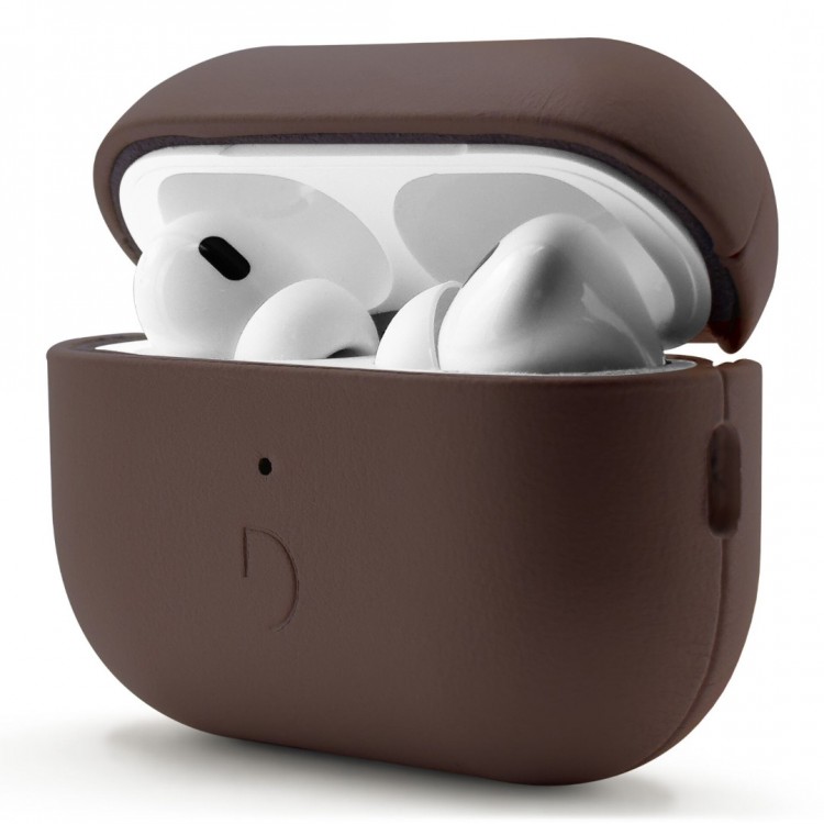 Θήκη Decoded Δερμάτινη AirCase για Apple AirPods PRO 3 - ΚΑΦΕ - DE-D26APP3C2CHB