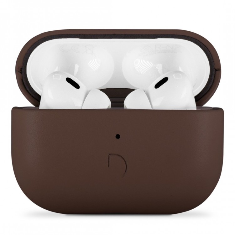 Θήκη Decoded Δερμάτινη AirCase για Apple AirPods PRO 3 - ΚΑΦΕ - DE-D26APP3C2CHB