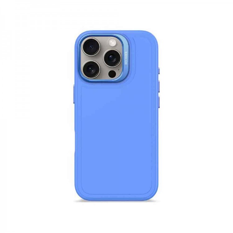 Θήκη Decoded Γνήσια MagSafe Antimicrobial ΣΙΛΙΚΟΝΗΣ Stacks για Apple iPhone 16 PRO 6.3 2024 - Super Sonic ΜΠΛΕ - DE-D25IPO16PBCST9SC