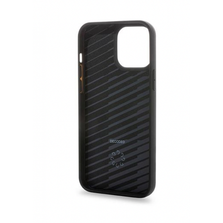 Θήκη Decoded Γνήσια Δερμάτινη Nike Grind MagSafe για Apple iPhone 13 Pro Max 6.7 - ΜΑΥΡΟ - DE-DNG22IPO67PBC8BK