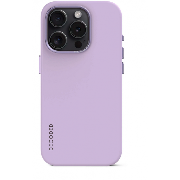 Θήκη Decoded Γνήσια MagSafe Antimicrobial ΣΙΛΙΚΟΝΗΣ για Apple iPhone 15 PRO ΜΑΧ 6.7 2023 - Lavender ΜΩΒ - DE-D24IPO15PMBCS9DR