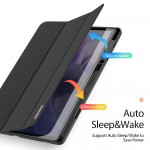 Θήκη DUXDUCIS Domo SMART cover Folio Stand,Smart Sleep για SAMSUNG GALAXY TAB S7+ PLUS / S8+ PLUS / S7 FE 12.4 - ΜΑΥΡΟ