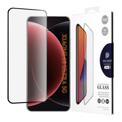DUX DUCIS Γυαλί προστασίας 0.33mm Full Glue Anti-Scratch για Xiaomi 15 Ultra - ΜΑΥΡΟ