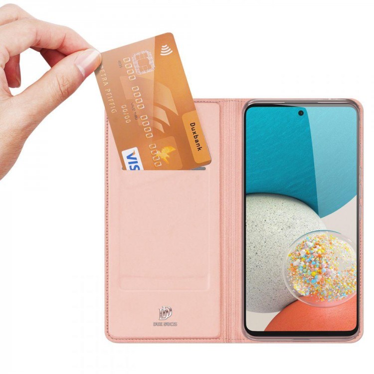 Θήκη DUX DUCIS SkinPro Folio Wallet για Samsung Galaxy A53 5G 20202 - ROSEGOLD