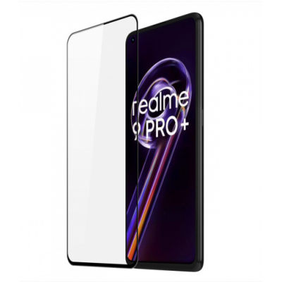 Dux Ducis 9D GLASS Γυαλί προστασίας 9H 0.3MM για Realme 9 Pro+ Plus black (case friendly) - ΜΑΥΡΟ