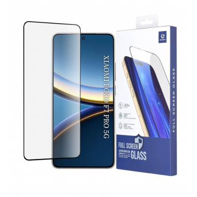 DUX DUCIS Γυαλί προστασίας 0.33mm 9D Full Face Anti-Scratch για Xiaomi Poco F7 Pro - ΜΑΥΡΟ