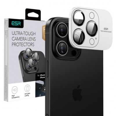 ESR Armorite Γυαλί προστασίας για CAMERA LENS for Apple IPHONE 14 Pro / 14 Pro Max / 15 Pro / 15 Pro Max / 16 Pro / 16 Pro Max - ΜΑΥΡΟ