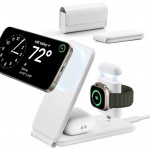 ESR Premium 3σε1 MAGSAFE Travel Σετ Ασύρματης Φόρτισης με τσαντάκι αξεσουάρ, για APPLE iPhone, MFi Apple Watch, AirPods, Qi2 15W - ΜΑΥΡΟ - 2C569