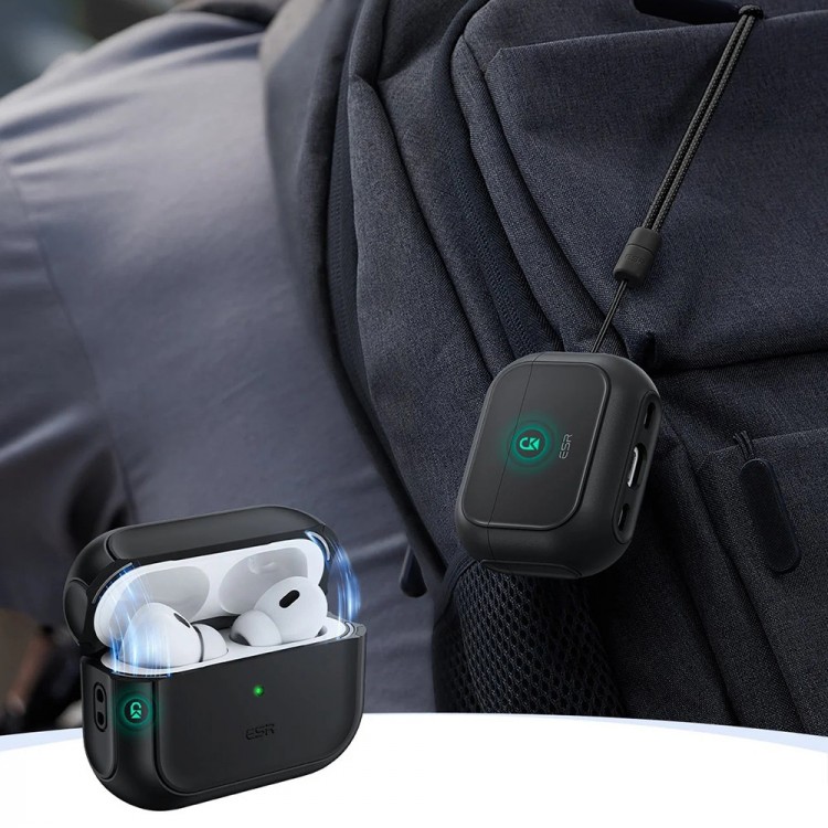 Θήκη ESR ORBIT Hybrid HALOLOCK MAGSAFE για Apple AirPods PRO 3 2025 - ΜΑΥΡΟ