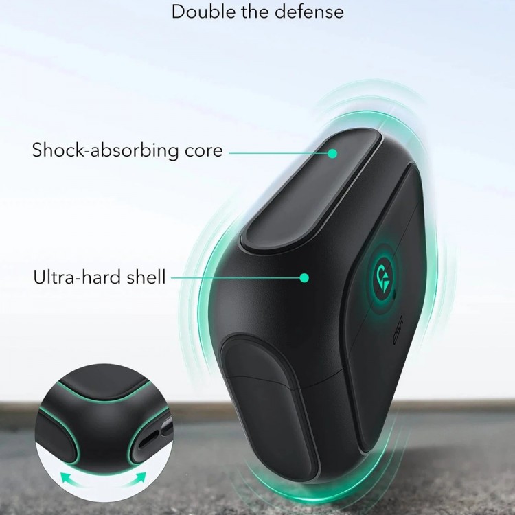Θήκη ESR ORBIT Hybrid HALOLOCK MAGSAFE για Apple AirPods PRO 3 2025 - ΜΑΥΡΟ