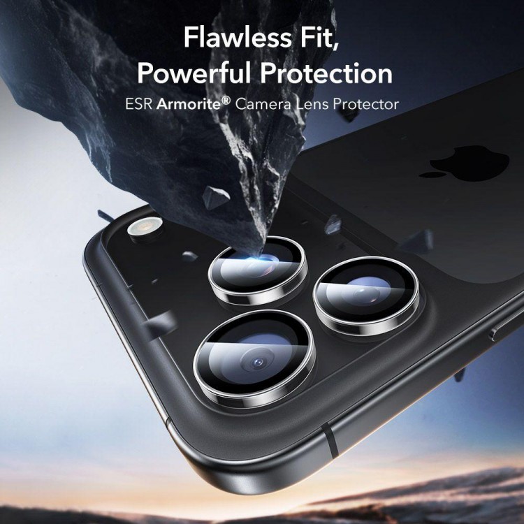 ESR Γυαλί προστασίας ARMORITE για CAMERA LENS for Apple iPhone 14 PRO / PRO MAX / 15 PRO / PRO MAX / 16 PRO / PRO MAX / 17 PRO / PRO MAX - ΔΙΑΦΑΝΟ