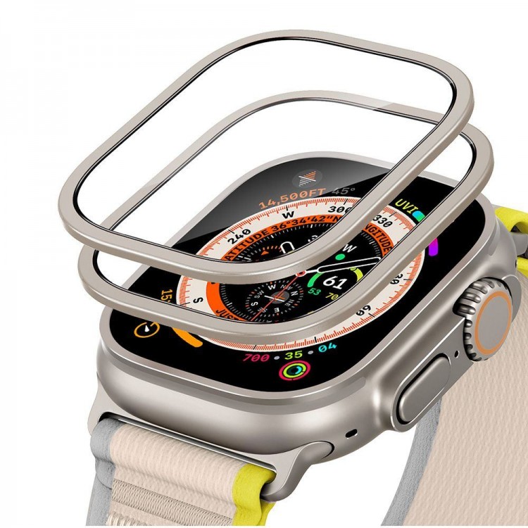 ESR Armorite Protection Γυαλί προστασίας για APPLE WATCH Ultra 1/2/3 49 MM - ΤΙΤΑΝΙΟ ESR Armorite Protection Γυαλί προστασίας για APPLE WATCH Ultra 1/2/3 49 MM - ΤΙΤΑΝΙΟ