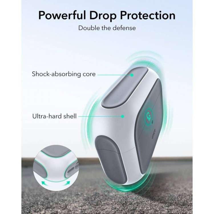 Θήκη ESR ORBIT Hybrid HALOLOCK MAGSAFE για Apple AirPods PRO 3 2025 - ΛΕΥΚΟ