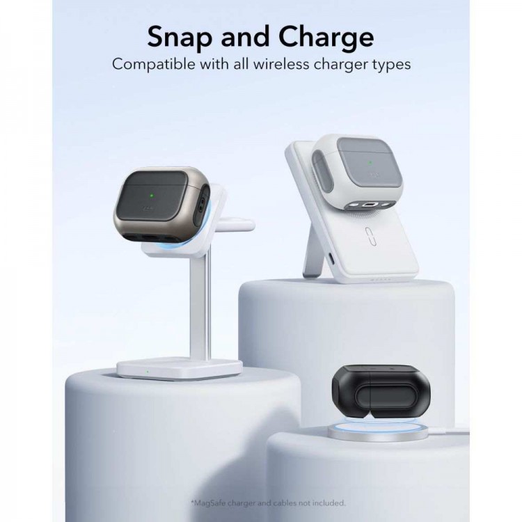 Θήκη ESR ORBIT Hybrid HALOLOCK MAGSAFE για Apple AirPods PRO 3 2025 - ΛΕΥΚΟ