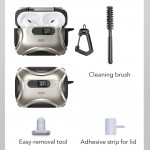 Θήκη ESR CYBER ARMOR FLICKLOCK HALOLOCK MAGSAFE για APPLE AIRPODS PRO 3 Gen. 2025 - ΤΙΤΑΝΙΟ