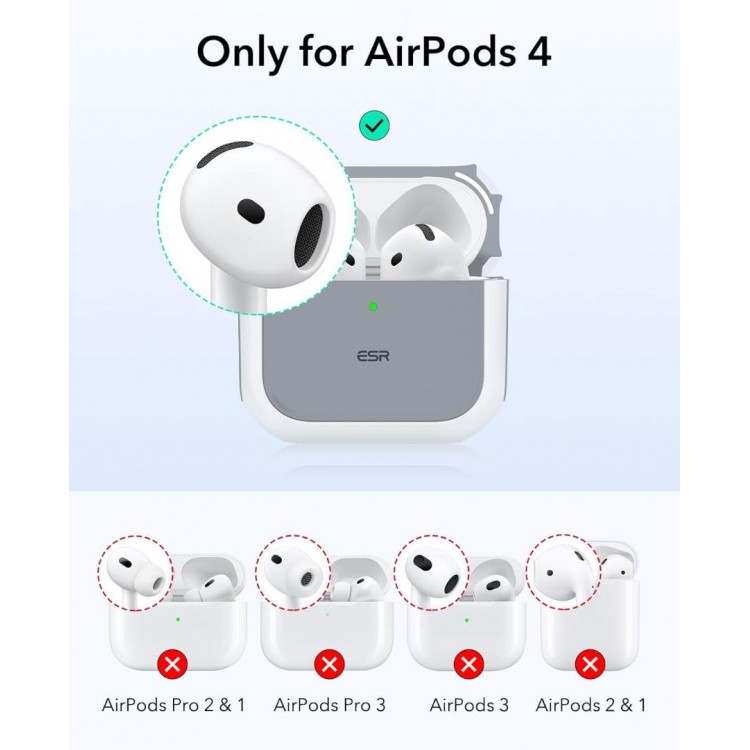 Θήκη ESR ORBIT HALOLOCK MAGSAFE για Apple AirPods 4 2024 - ΛΕΥΚΟ