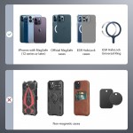 ESR Premium MagSafe ΣΕΤ Ασύρματης βάσης φόρτισης αυτοκινήτου HaloLock CryoBoost για Air Vent, 36W QC 3.0 - FROSTED ONYX ΜΑΥΡΟ - BK918