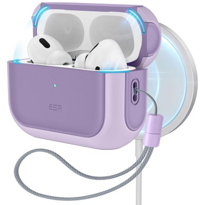 Θήκη ESR ORBIT HALOLOCK MAGSAFE για Apple AirPods PRO 1 / 2 - Lavender ΜΩΒ