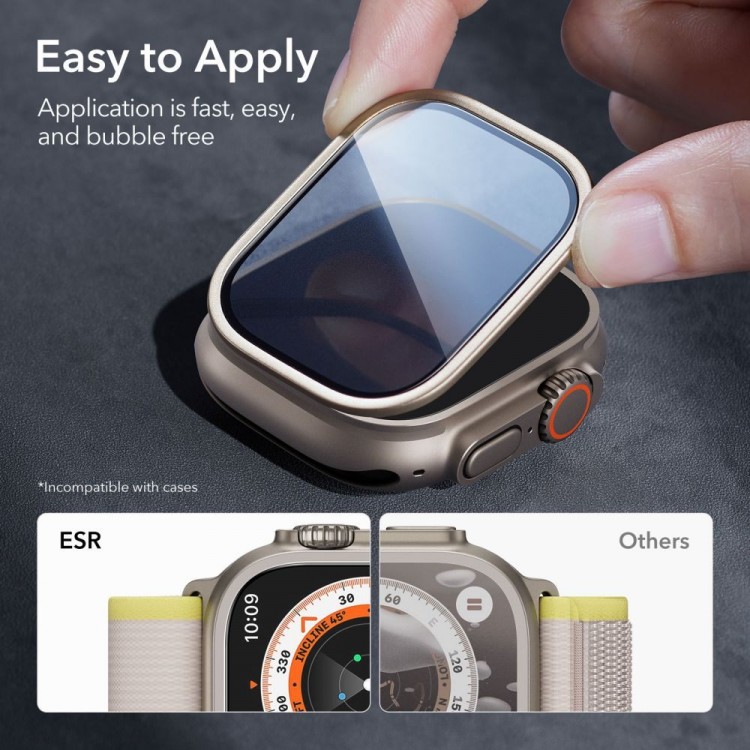 ESR Armorite Protection Γυαλί προστασίας για APPLE WATCH Ultra 1/2/3 49 MM - ΤΙΤΑΝΙΟ ESR Armorite Protection Γυαλί προστασίας για APPLE WATCH Ultra 1/2/3 49 MM - ΤΙΤΑΝΙΟ