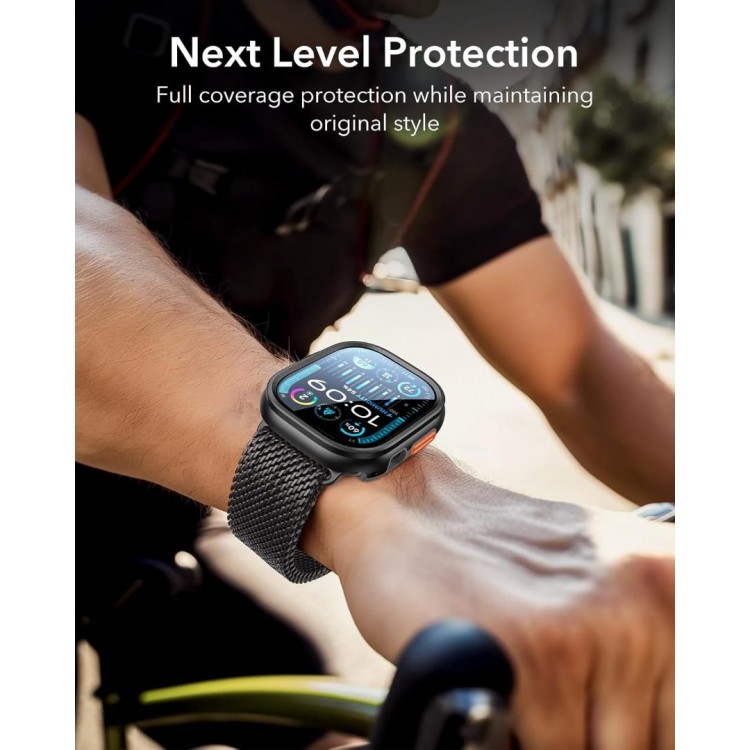 Θήκη ESR Armorite Protection Set για APPLE WATCH Ultra 1/ Ultra 2/ ULTRA 3 - 49 MM - ΜΑΥΡΟ