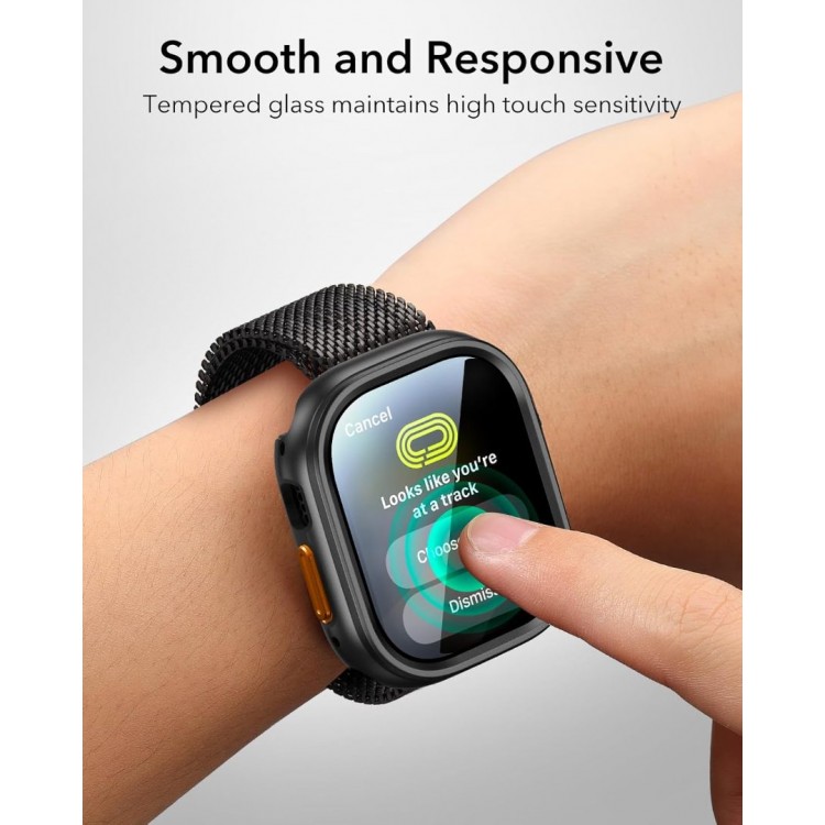 Θήκη ESR Armorite Protection Set για APPLE WATCH Ultra 1/ Ultra 2/ ULTRA 3 - 49 MM - ΜΑΥΡΟ