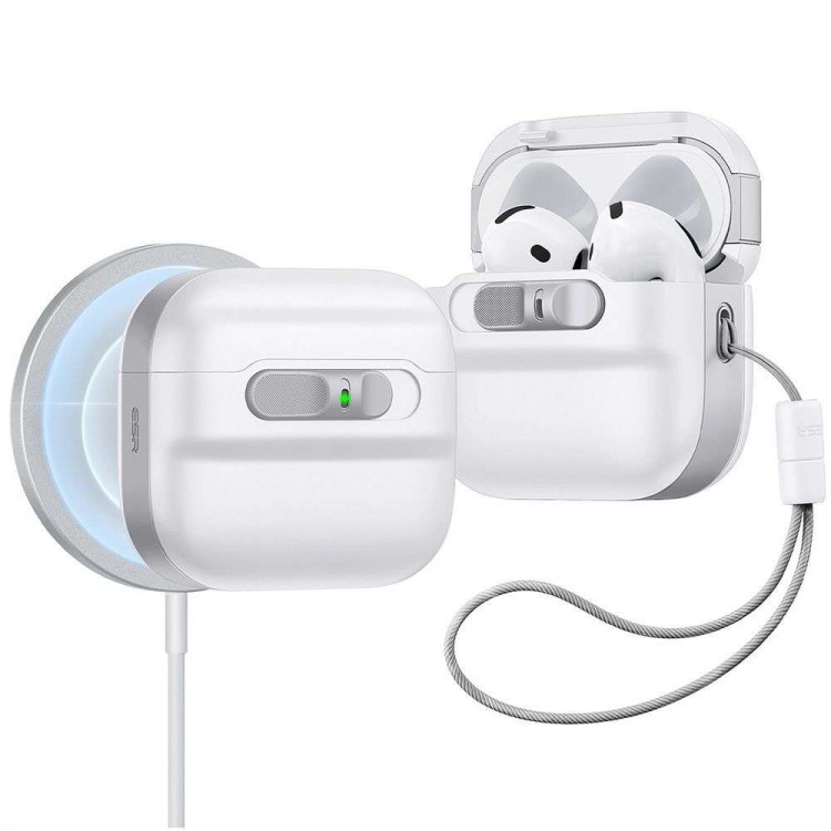 Θήκη ESR PULSE HALOLOCK MAGSAFE για Apple AirPods 4 2024 - ΛΕΥΚΟ