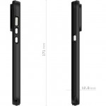 ΘΗΚΗ GHOSTEK NAUTICAL SLIM MAGSAFE ΑΔΙΑΒΡΟΧΗ για APPLE IPHONE 15 PRO MAX 6.7 2023 - ΔΙΑΦΑΝΟ ΜΑΥΡΟ - GHOCAS3622