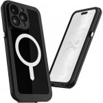 ΘΗΚΗ GHOSTEK NAUTICAL SLIM MAGSAFE ΑΔΙΑΒΡΟΧΗ για APPLE IPHONE 15 PRO MAX 6.7 2023 - ΔΙΑΦΑΝΟ ΜΑΥΡΟ - GHOCAS3622