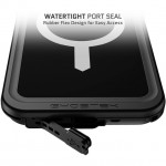 ΘΗΚΗ GHOSTEK NAUTICAL SLIM MAGSAFE ΑΔΙΑΒΡΟΧΗ για APPLE IPHONE 15 PRO MAX 6.7 2023 - ΔΙΑΦΑΝΟ ΜΑΥΡΟ - GHOCAS3622