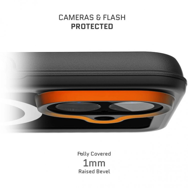 ΘΗΚΗ GHOSTEK NAUTICAL SLIM MAGSAFE ΑΔΙΑΒΡΟΧΗ για APPLE IPHONE 16 6.1 2024 - ΔΙΑΦΑΝΟ/ΜΑΥΡΟ - GHOCAS3900