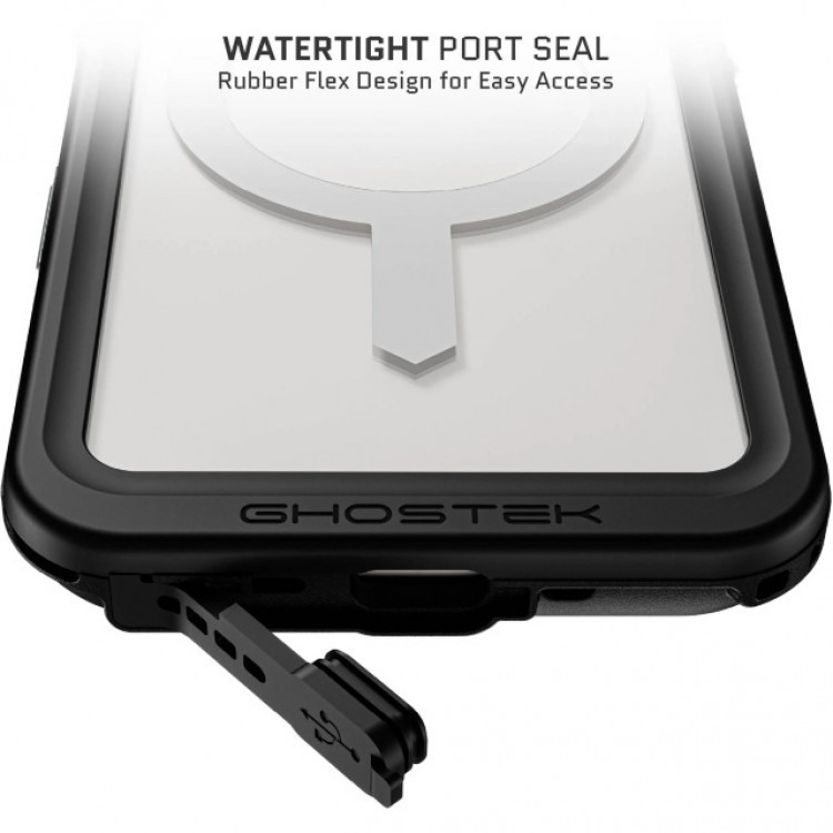 ΘΗΚΗ GHOSTEK NAUTICAL SLIM MAGSAFE ΑΔΙΑΒΡΟΧΗ για APPLE IPHONE 16 6.1 2024 - ΔΙΑΦΑΝΟ - GHOCAS3901