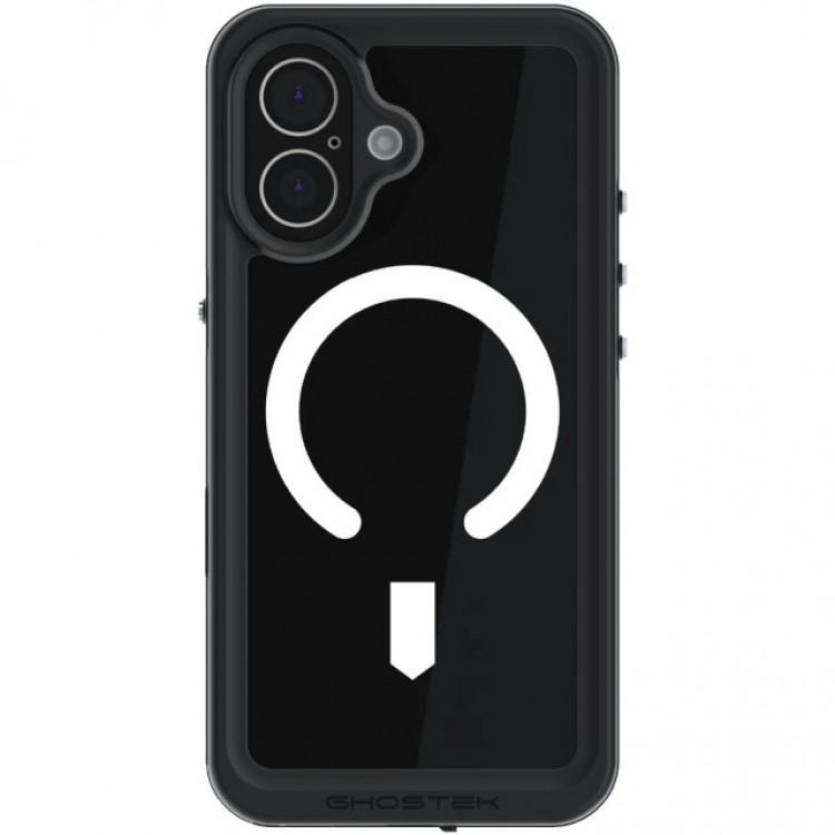 ΘΗΚΗ GHOSTEK NAUTICAL SLIM MAGSAFE ΑΔΙΑΒΡΟΧΗ για APPLE IPHONE 17 6.3 5G 2025 - ΜΑΥΡΟ - GHOCAS4320
