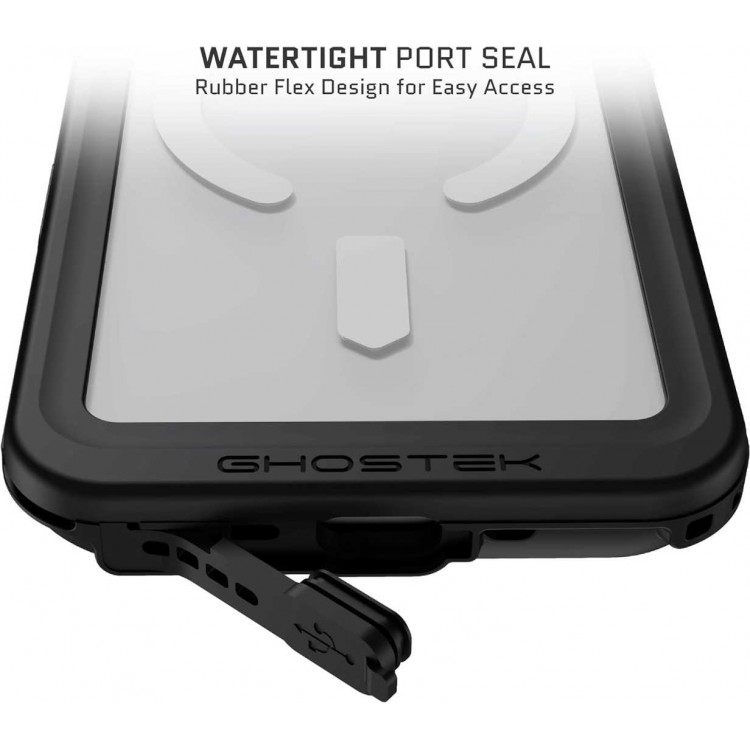 ΘΗΚΗ GHOSTEK NAUTICAL SLIM MAGSAFE ΑΔΙΑΒΡΟΧΗ για APPLE IPHONE 17 Pro 6.3 5G 2025 - ΔΙΑΦΑΝΟ - GHOCAS4325