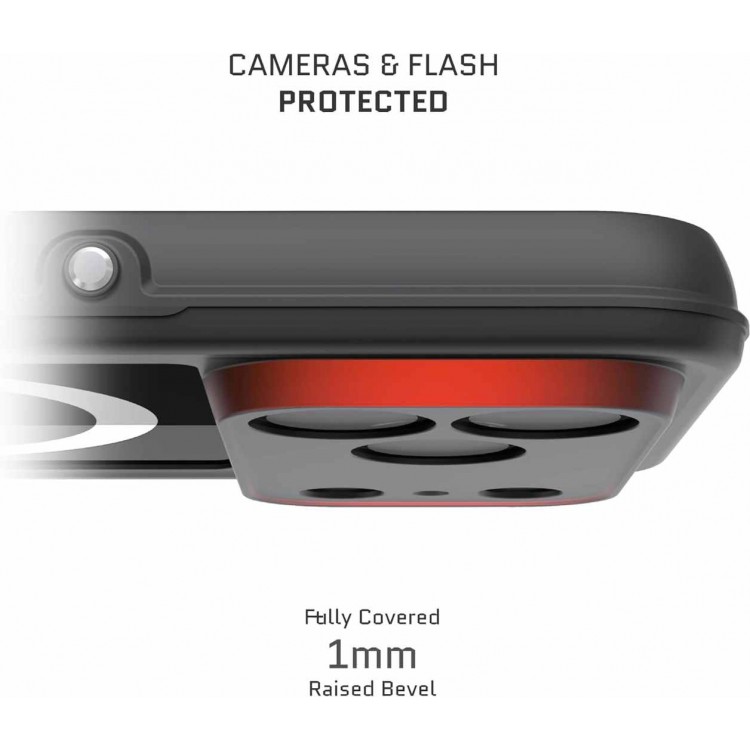 ΘΗΚΗ GHOSTEK NAUTICAL SLIM MAGSAFE ΑΔΙΑΒΡΟΧΗ για APPLE IPHONE 17 Pro Max 6.9 5G 2025 - ΜΑΥΡΟ - GHOCAS4326