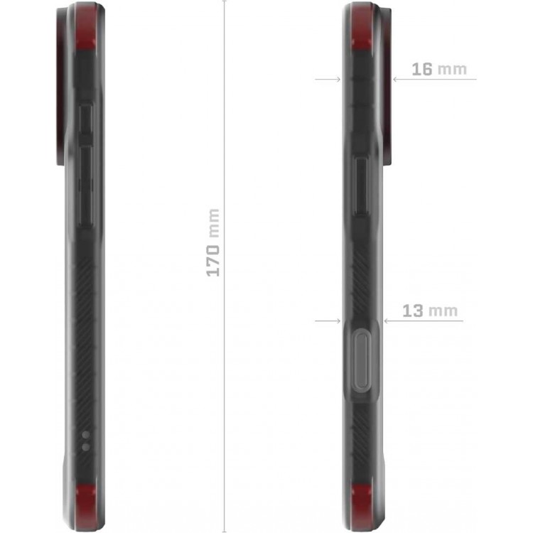 ΘΗΚΗ GHOSTEK Covert Protective Slim για APPLE iPhone 17 Pro Max 6.9 5G 2025 - SMOKE ΓΚΡΙ - GHOCAS4230