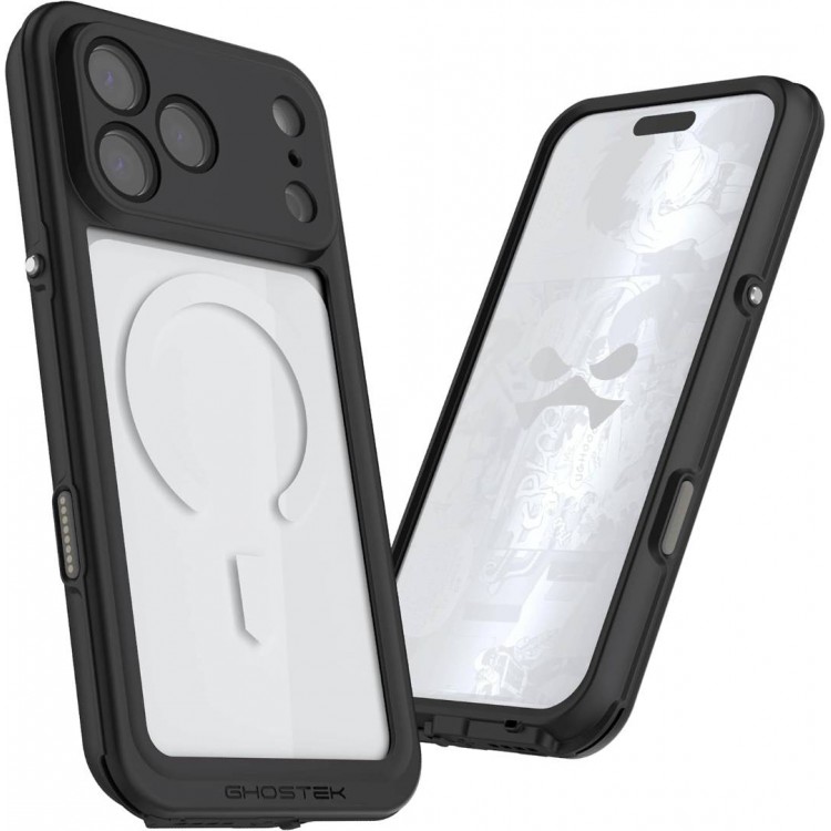 ΘΗΚΗ GHOSTEK NAUTICAL SLIM MAGSAFE ΑΔΙΑΒΡΟΧΗ για APPLE IPHONE 17 Pro MAX 6.9 5G 2025 - ΔΙΑΦΑΝΟ - GHOCAS4327