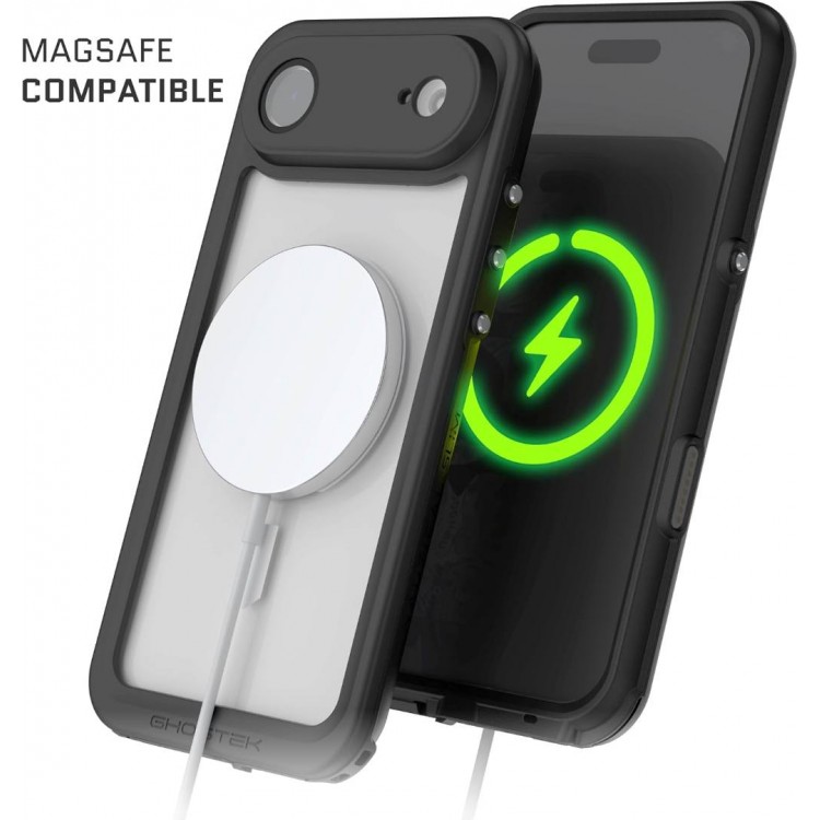 ΘΗΚΗ GHOSTEK NAUTICAL SLIM MAGSAFE ΑΔΙΑΒΡΟΧΗ για APPLE IPHONE 17 Air 6.6 5G 2025 - ΔΙΑΦΑΝΟ - GHOCAS4323