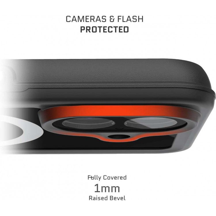 ΘΗΚΗ GHOSTEK NAUTICAL SLIM MAGSAFE ΑΔΙΑΒΡΟΧΗ για APPLE IPHONE 17 6.3 5G 2025 - ΜΑΥΡΟ - GHOCAS4320