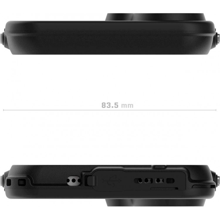 ΘΗΚΗ GHOSTEK NAUTICAL SLIM MAGSAFE ΑΔΙΑΒΡΟΧΗ για APPLE IPHONE 17 6.3 5G 2025 - ΜΑΥΡΟ - GHOCAS4320