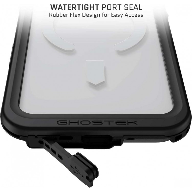 ΘΗΚΗ GHOSTEK NAUTICAL SLIM MAGSAFE ΑΔΙΑΒΡΟΧΗ για APPLE IPHONE 17 Air 6.6 5G 2025 - ΔΙΑΦΑΝΟ - GHOCAS4323