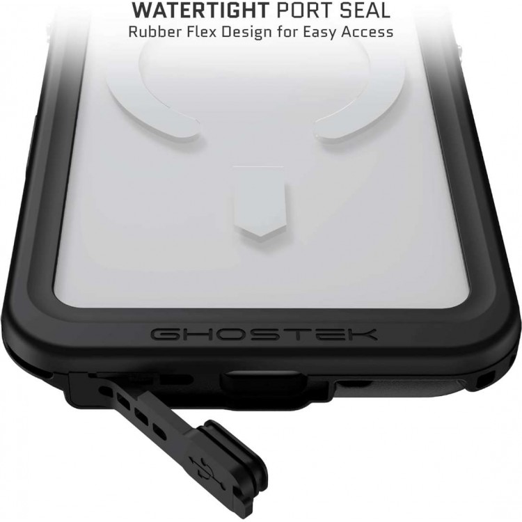 ΘΗΚΗ GHOSTEK NAUTICAL SLIM MAGSAFE ΑΔΙΑΒΡΟΧΗ για APPLE IPHONE 17 6.3 5G 2025 - ΔΙΑΦΑΝΟ - GHOCAS4321