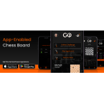 Particula GoChess Mini, AI Electronic Chess Board, Connected Σκακιέρα με βοήθεια προπονητή, Μαγνητικούς αισθητήρες & Mobile App - PA-GCHSN1-MINI