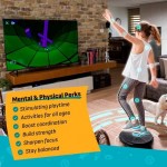 Particula GoBalance Play Διαδραστικός Πίνακας Ισορροπίας με Σύνδεση Bluetooth και Ρυθμιζόμενη Δυσκολία για Όλα τα Επίπεδα - PA-GBN1PLAY