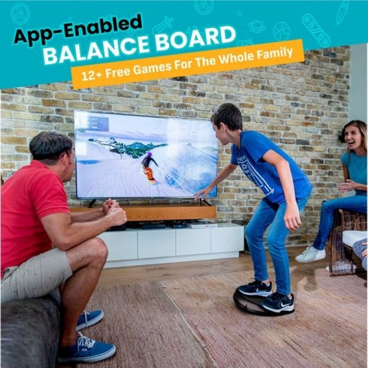 Particula GoBalance Play Διαδραστικός Πίνακας Ισορροπίας με Σύνδεση Bluetooth και Ρυθμιζόμενη Δυσκολία για Όλα τα Επίπεδα - PA-GBN1PLAY