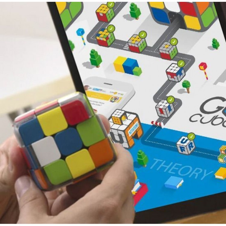 Particula GoCube Edge 3X3 Full Pack ΒΤ Connected Κύβος του Ρούμπικ με Smart Sensors , 3D Tracking για Smartphone,Tablet Android & IOS - PA-GC33E