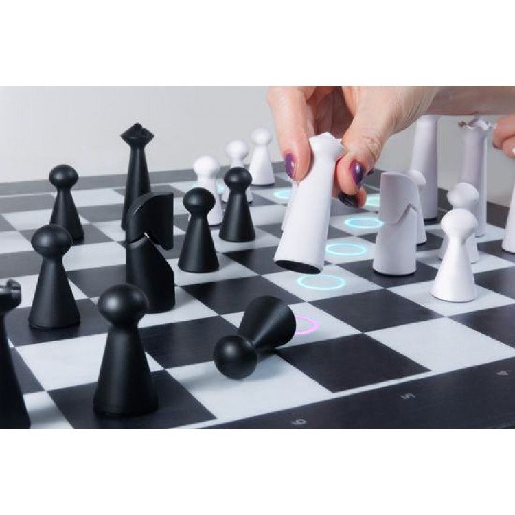 Particula GoChess Mini, AI Electronic Chess Board, Connected Σκακιέρα με βοήθεια προπονητή, Μαγνητικούς αισθητήρες & Mobile App - PA-GCHSN1-MINI